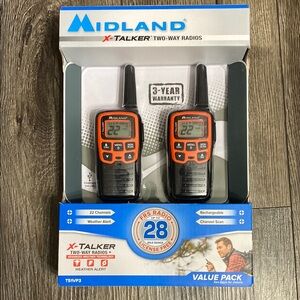 X-Talker T51VP3 Two-Way Radios - Black/Orange